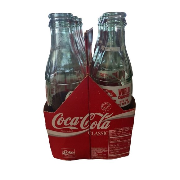 Vintage 1994 Cincinnati Reds World Champs 6 Pack Coke Bottles 2 Insulated Cups - Picture 6 of 12